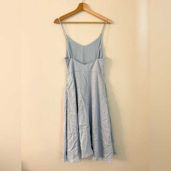 SJP by Sarah Jessica Parker fit and flare dress blue wedding semi formal - Picture 7 of 11